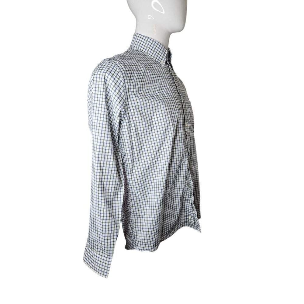 Jos. A. Bank 1905 Collection Slim Fit Plaid Button-Down Shirt Mens 16.5/35 - Picture 6 of 7